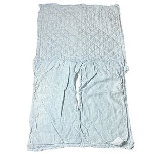 Pottery barn large quilted pillow shams